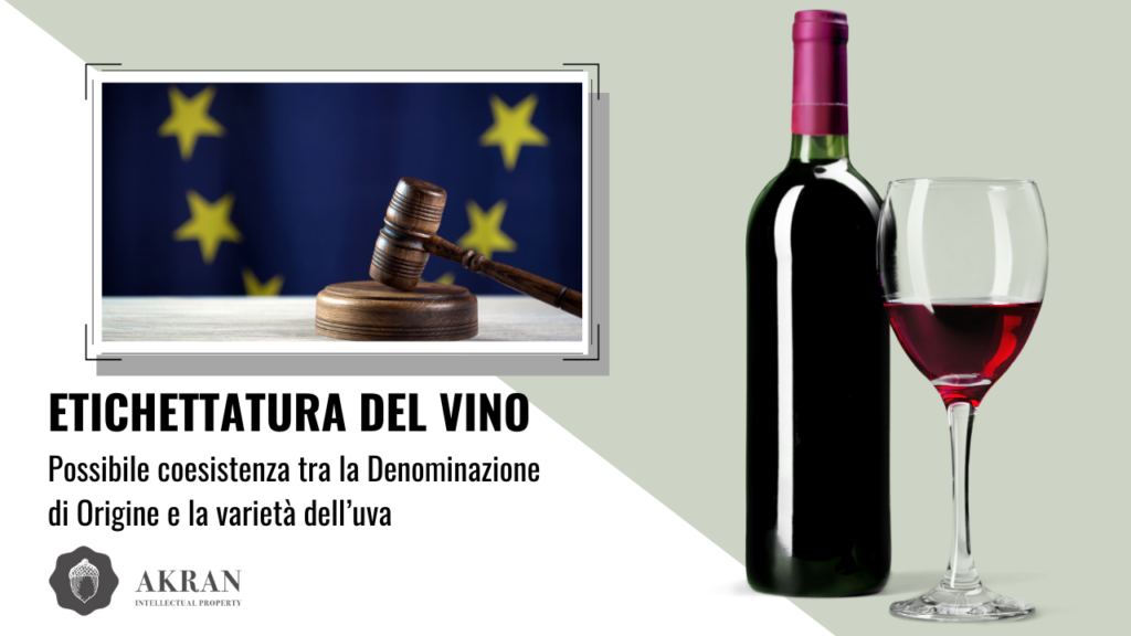 Etichettatura denominazione di origine